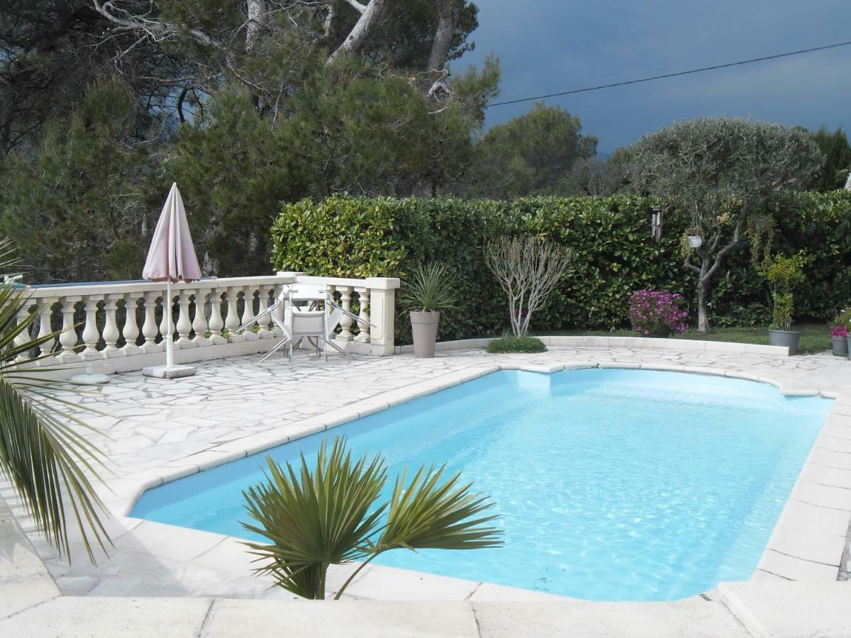 Charmante Villa A 15 Min De Nice Avec Piscine Blausasc Exterior foto